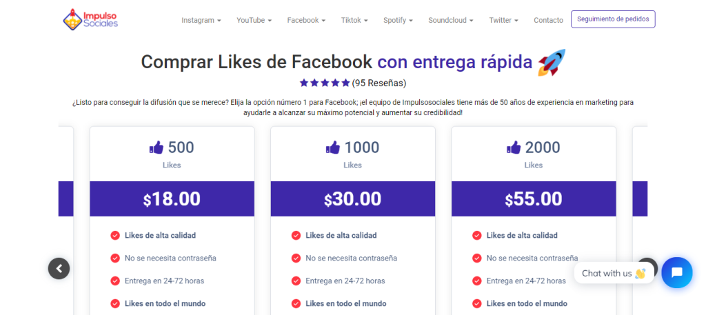 Impulso Sociales - Comprar likes Facebook