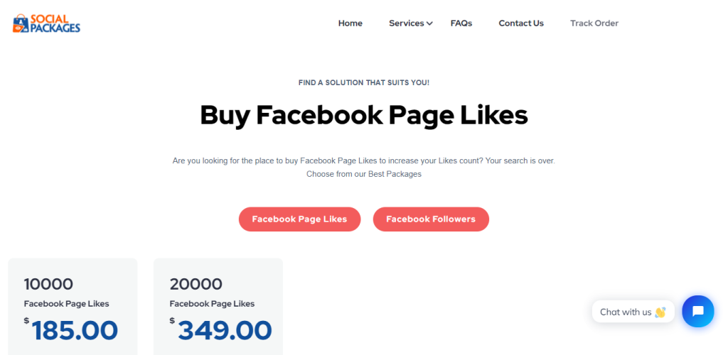 SocialPackages.net - Comprar likes Facebook