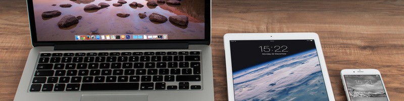 iphone macbook and ipad