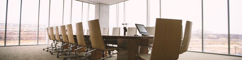 white chairs in office