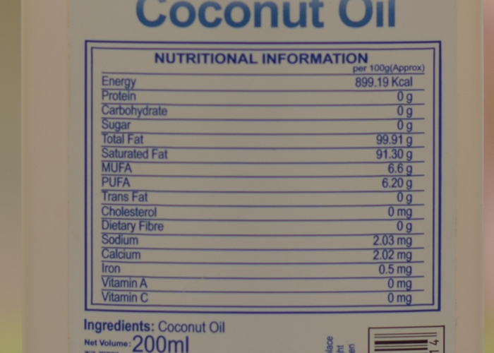 Patanjali Coconut Oil ingredients