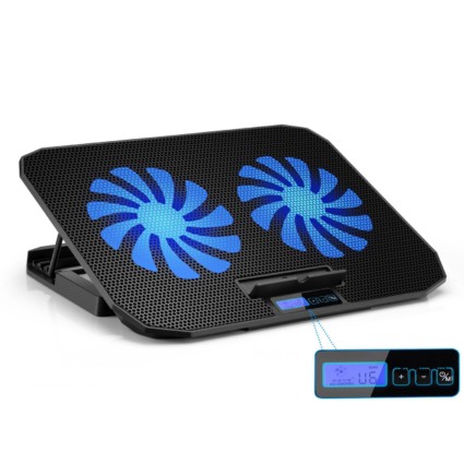 TekHome 2-Fan Laptop Cooling Pad