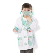 Melissa & Doug Doctor Role Play Costume Dress-Up Set