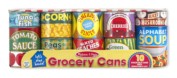 Melissa & Doug Let's Play House! Grocery Cans Play Food Kitchen Accessory 