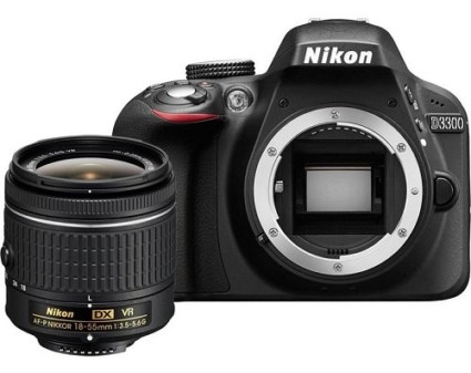 Nikon D3300 with AF-P DX NIKKOR 18-55 mm f/3.5-5.6G VR Kit 