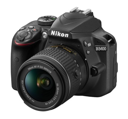 Nikon D3400 with AF-P DX NIKKOR 18-55 mm f/3.5-5.6G VR Kit 