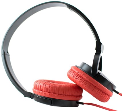  SoundMagic P10S Headphones with Mic (Black/Red)