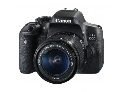 Canon EOS 750D with 18-55 IS STM kit lens