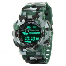 Addic Multicolor Dial Army Green Strap Digital sports Watch For Men's & Boys.
