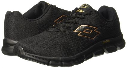 Lotto Mens Vertigo Black Runing Shoes