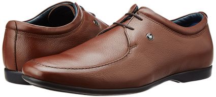 Louis Philippe Mens Derby Brown Leather
