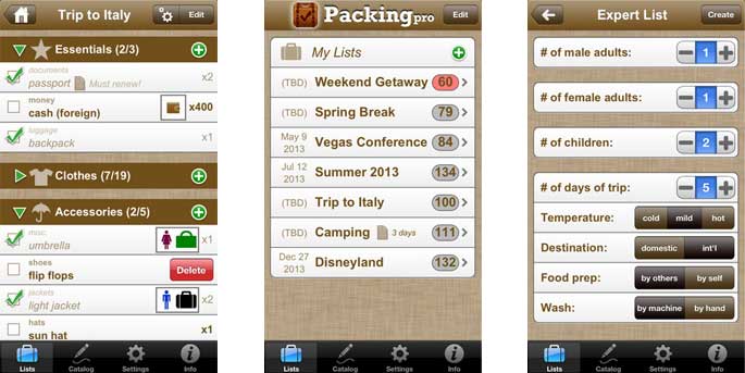 Packing pro app