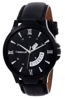 REDUX Analogue Black Dial Men's & Boy's Watch (Rws0106)