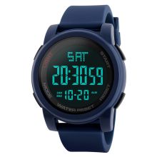 Skmei Digital Multi-functional Blue Outdoor Sports Watch for Men's & Boys