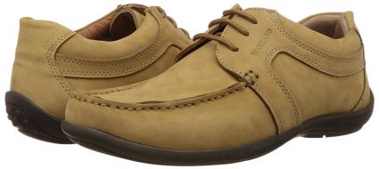 Woodland Mens Camel Leather Formal shoes