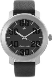 Fastrack NG3121SL02C Bare Basic Watch - For Men