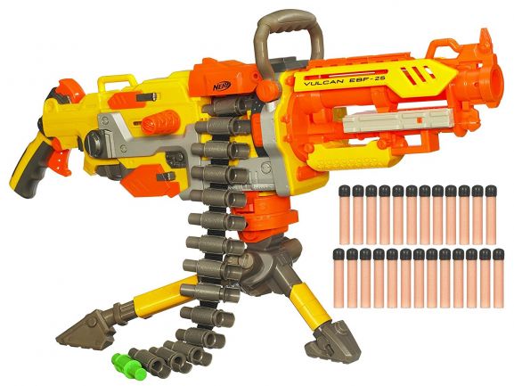 Nerf Hasbro N-Strike Elite Vulcan/Havok Fire Ebf 25 Dart Blaster