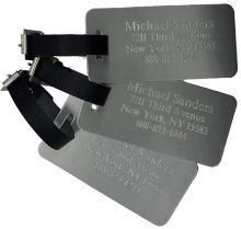 Personalised luggage tags