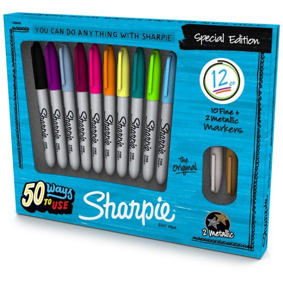 Sharpie Special Edition 12 Piece Permanent Marker Pack