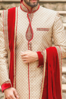 Traditional Zardozi Sherwani 