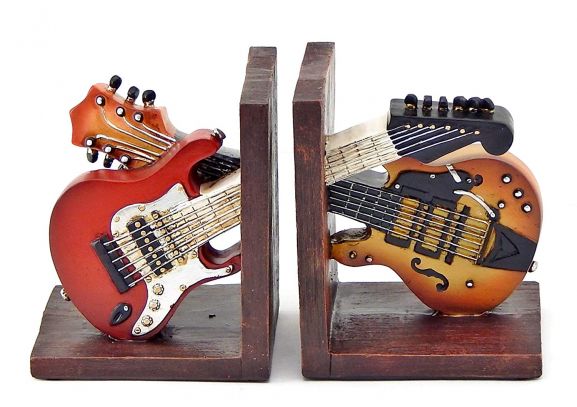 Vintage Guitar Bookends