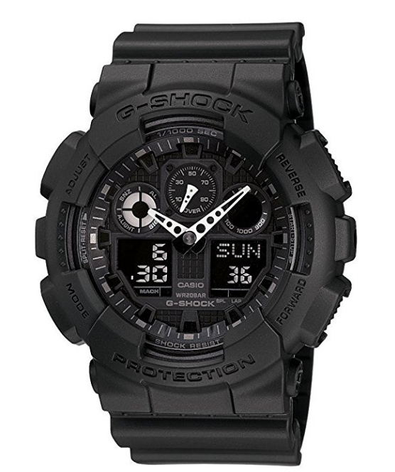 Casio G-Shock GA 100 Series Black Watch