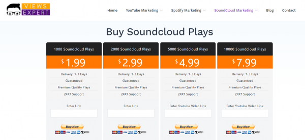 ViewsExpert - buy soundcloud plays