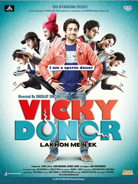 Vicky Donor (2012) Best Comedy Bollywood Movie
