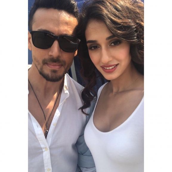 Disha Patani with Tiger Shroff