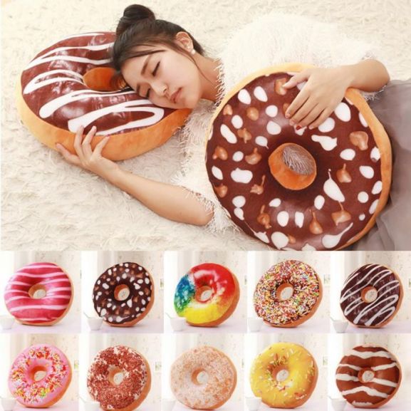 SweetTooth Donut Pillow