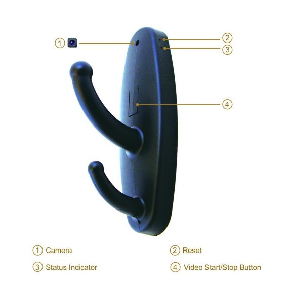 Coat Hook Spy Camera