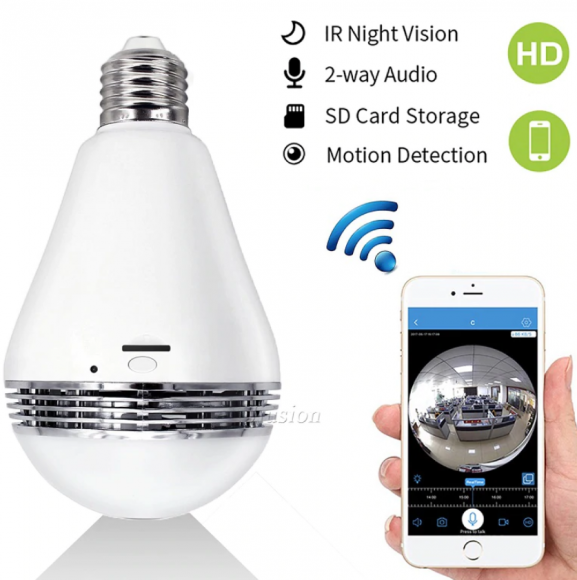 Lightbulb Spy Cam 