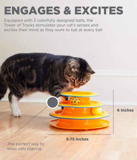 Petstages Tower of Tracks Cat Toy