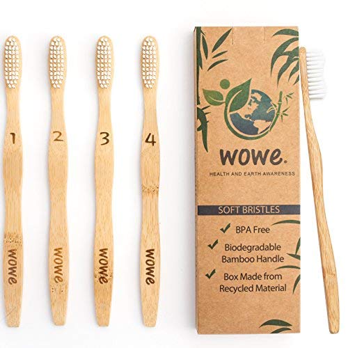Wowe Natural Organic Bamboo Toothbrush
