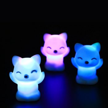 7 Changing Colors Lovely Fox Shape LED Night Light led