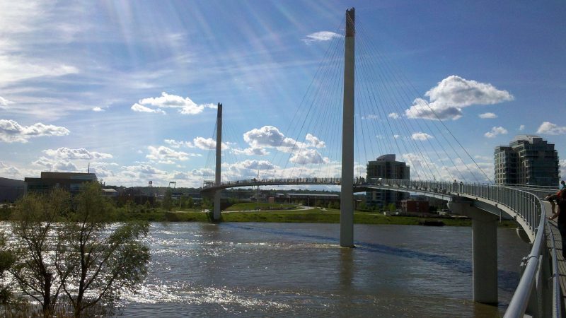 Bob Kerrey Pedestrian Bridge day view