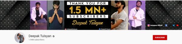 Deepak Tulsyan: Best Dance Channel 