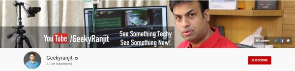 Geeky Ranjit: Best Tech Channel 