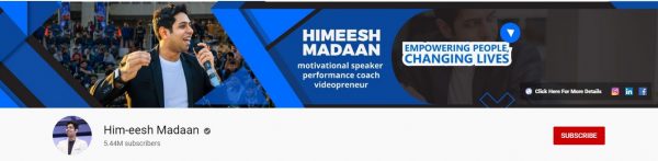 Him-eesh Madaan: Best Motivational Channel