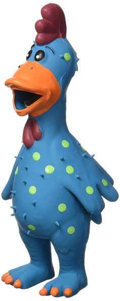 Multipet Latex Chicken Globken Dog Toy