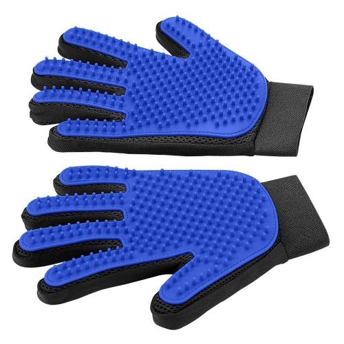 Pet Grooming Glove - Gentle Deshedding Brush Glove