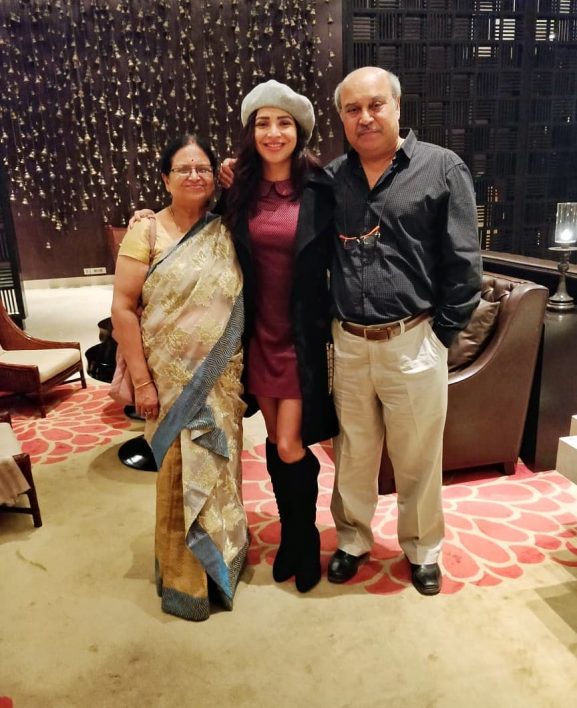 Plabita Borthakur with parents