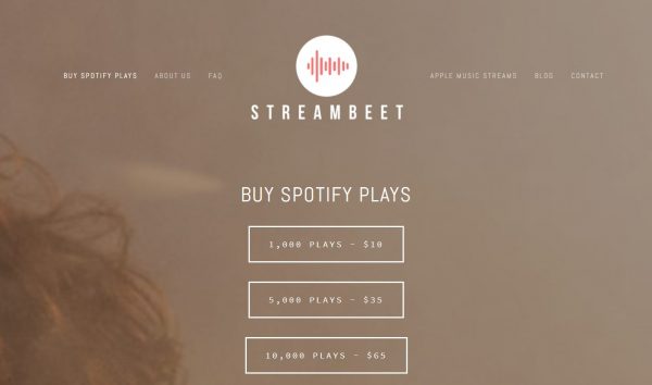 Buy Spotify Plays- Streambeet Organic Promotion