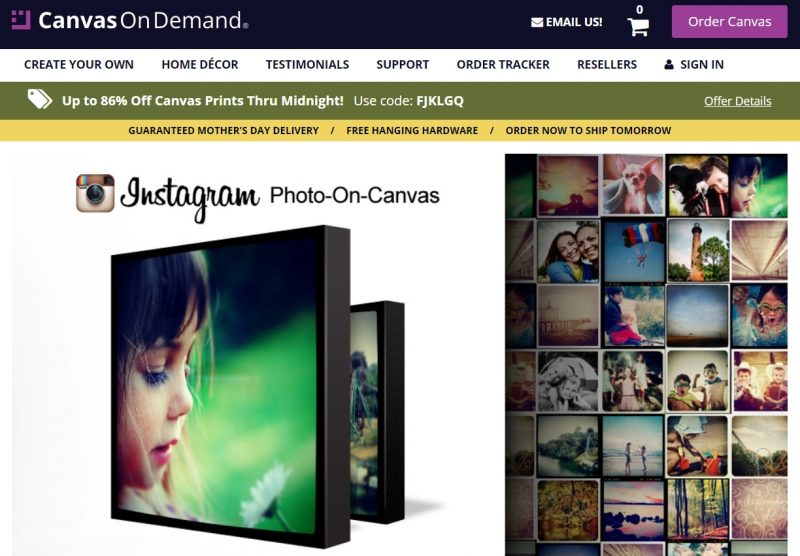 Canvas on Demand 