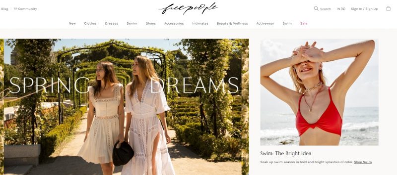 Free People: Store Like Anthropologie