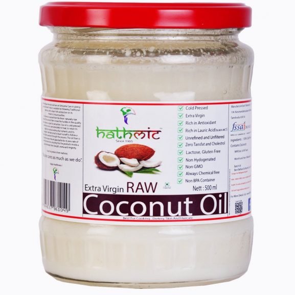 HATHMIC EXTRA VIRGIN RAW COCONUT OIL