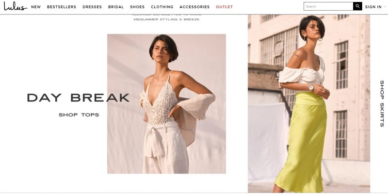 shopping websites like romwe