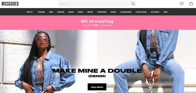 Missguided: Store Like J Crew