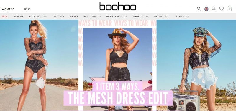 Boohoo: Store Like Anthropologie