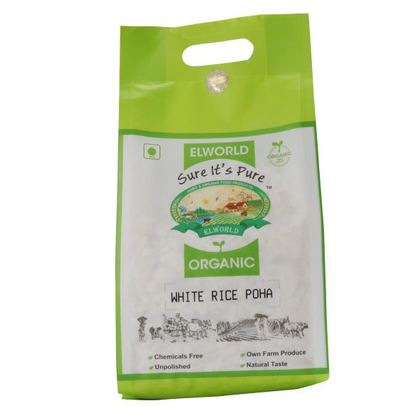 Elworld Organic White Rice Poha
